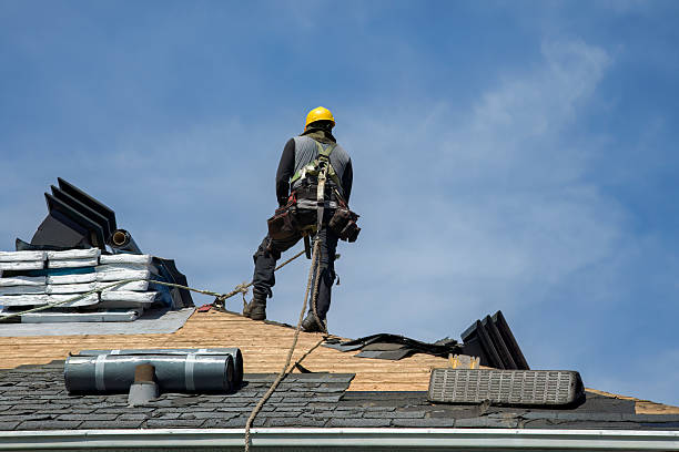 Professional Roof Replacement technician working in Burnside, IA